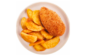 Картофель Аппетитный + Шницель